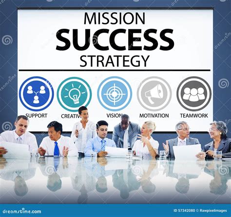 Mission Success Strategy Achievement Strategy Concept Stock Photo ...