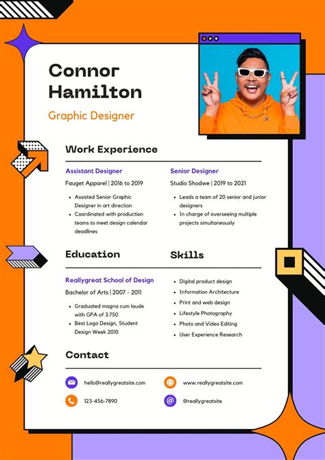 Free custom printable colorful resume templates | Canva