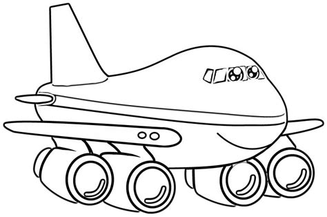 10 Free Airplane Coloring Pages for Kids | | BestAppsForKids.com