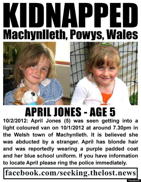 April Jones Missing: Hunt For Five-Year-Old Hits Facebook And Twitter ...