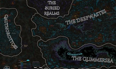 [OC] Map of the Underdark (Faerun dnd 5e) under Cormyr - made with Wonderdraft : r/dndmaps