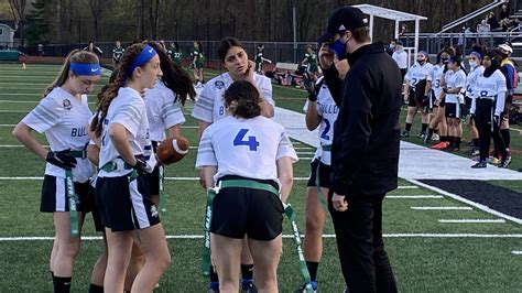 NJ girls flag football - fast, fun and serious - makes debut