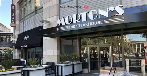 Morton's Steakhouse Menu With Prices [June 2024 Updated]