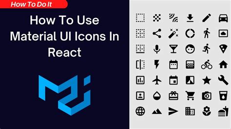 How To Use Material UI Icons In React | Complete Tutorial - YouTube