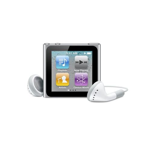 Apple iPod Nano 6th Generation 8GB Silver , Very Good Condition in Plain White Box - Walmart.com ...