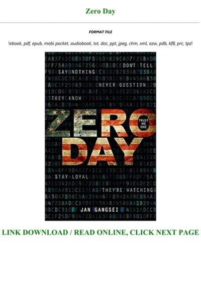 e-Book !Download Zero Day Full Pages