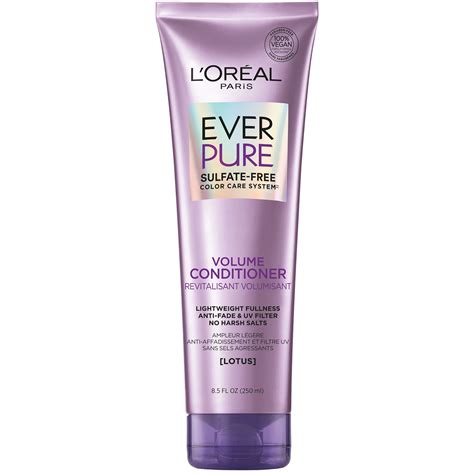 L'Oreal Paris EverPure Volume Sulfate Free Conditioner For Fine Hair ...