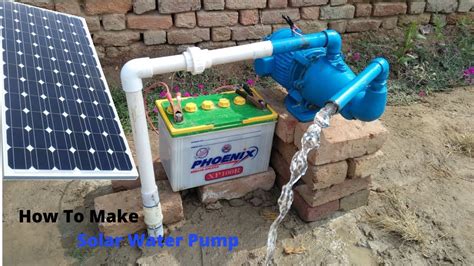 How to Make Dc Solar Water Pump & install Solar Pump And Repair Solar Water Pump It Home - YouTube