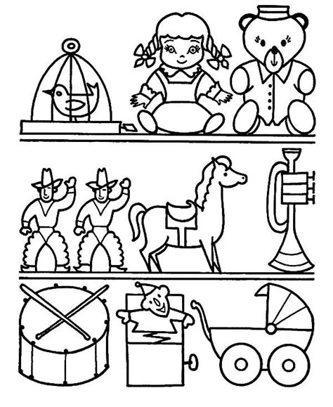 Toy Store Coloring Pages - Coloring Home