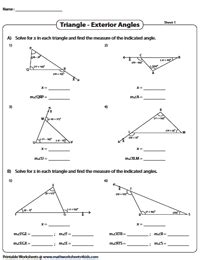 7.1 Interior And Exterior Angles Worksheet Answer Key » Semanario ...