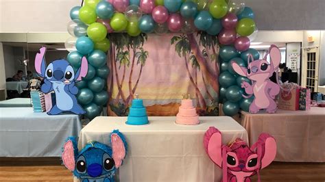 Foam cutouts Baby shower centerpieces Angel AKA Experiment 624 birthday centerpieces Stitch ...