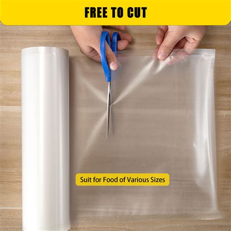 Vevor Vacuum Seal Bags Vacuum Food Storage Bag 7.9 Inch X 50 Ft 2 Packs ...