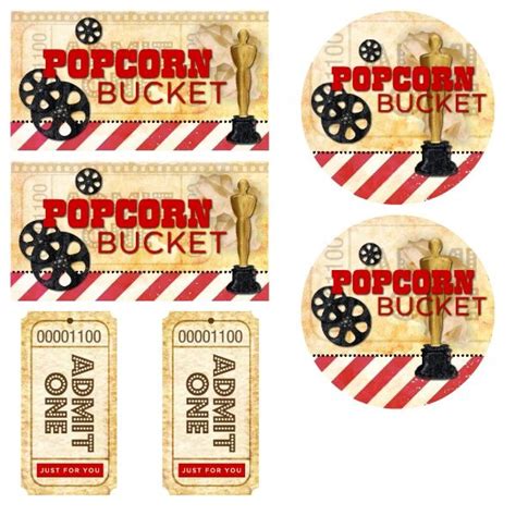 HM Popcorn Bucket designed by: Roxanne Buchholz 12x12 Scrap Page Template ID: 44280 ...