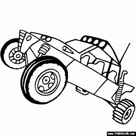 Dune Buggy Bike Coloring Page. Coloring Page, Bear Coloring Page, Owl ...