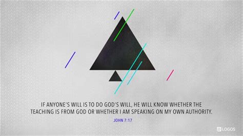 John 7:17–18 ESV - If anyone’s will is to do… | Biblia