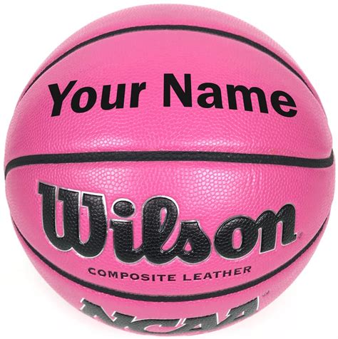 Customized Personalized Wilson Pink Basketball Indoor Outdoor 28.5 ...