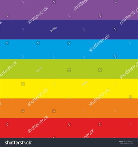 Rainbow Flag Symbol Peace Vector Illustration Stock Vector (Royalty Free) 421439269