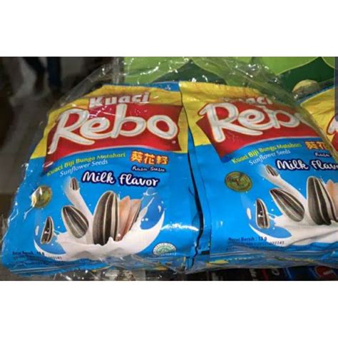 Kuaci Rebo Milk Flavor 1 Pack Contents 20 Sachets X 13 Gr | Shopee ...