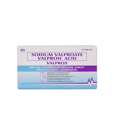 Valpros 500Mg Cr Tablet - Rose Pharmacy Medicine Delivery