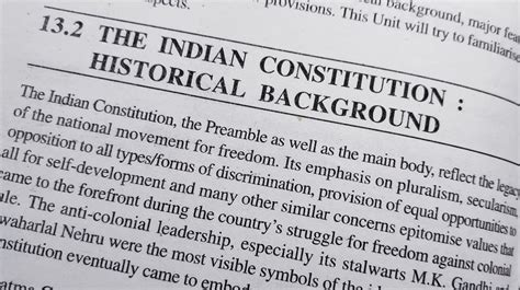 Historical Background of The Indian Constitution: The History