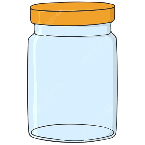 Empty Jar Clipart, Jar Clipart, Empty Jar Cartoon PNG Transparent Clipart Image and PSD File for ...