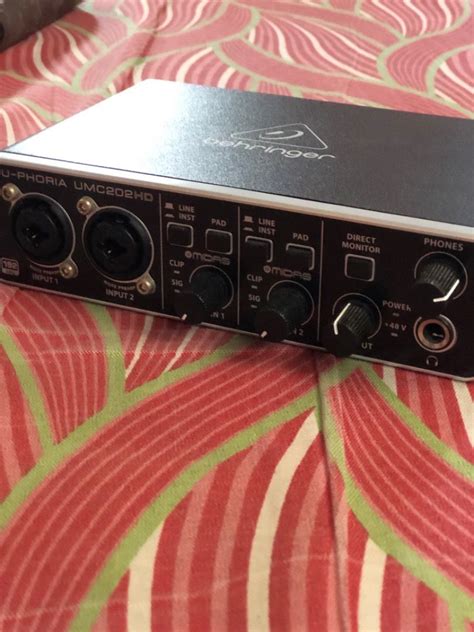 behringer umc202hd audio interface, Audio, Other Audio Equipment on ...