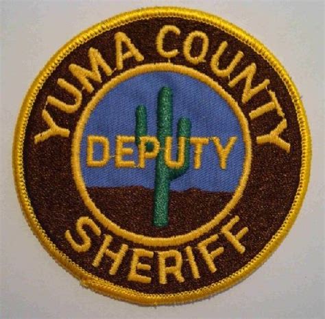 Yuma county Sheriff AZ | Police patches, Police badge, Police force