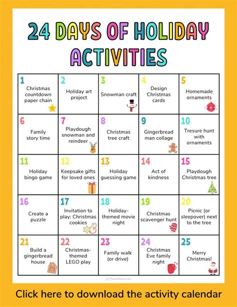 24 days of fun Christmas activities to enjoy with your kids ...