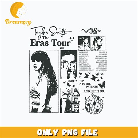 Poster Eras Tour png, The Eras Tour 2023 png, Eras List Song png – DreamSVG Store