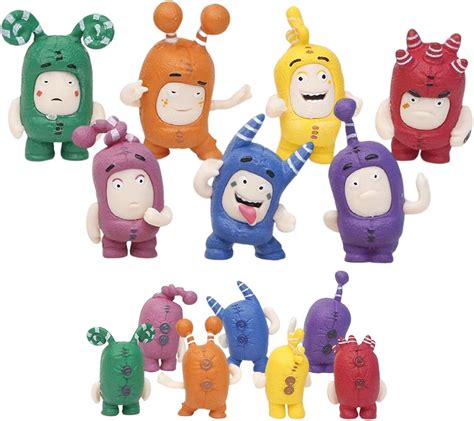 Oddbod Plush Toys 7PCS, Figure Toys Dolls Mini Model Toy Action Figures Dolls Collection Dolls ...