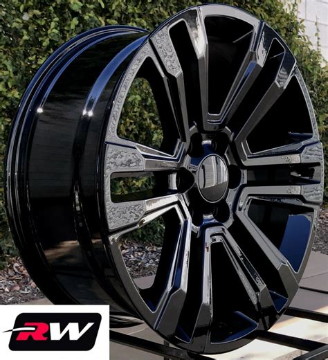 20 inch Chevy Suburban Factory Style Denali Wheels 2017 2018 Gloss ...