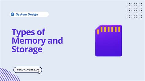 Types of Computer Memory and Storage - TeachingBee