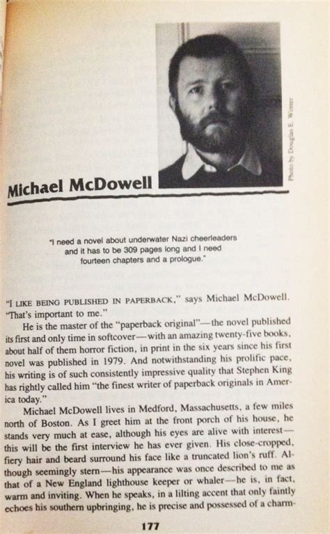 Summary Bibliography: Michael McDowell