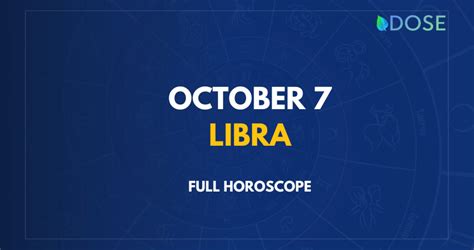 October 7 Zodiac Sign: Compatibility, Personality, Traits and More - DOSE