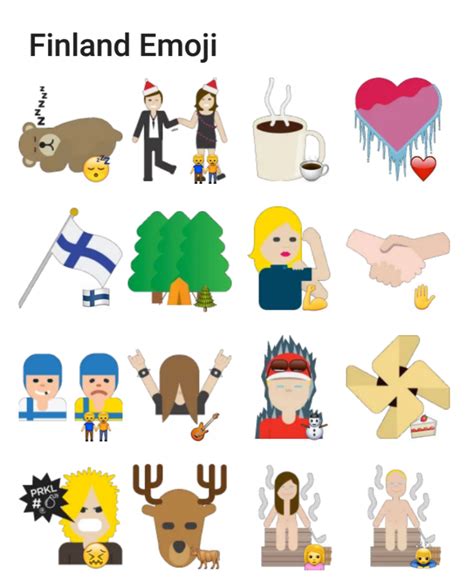 Finland Emoji Telegram sticker set | Stickers