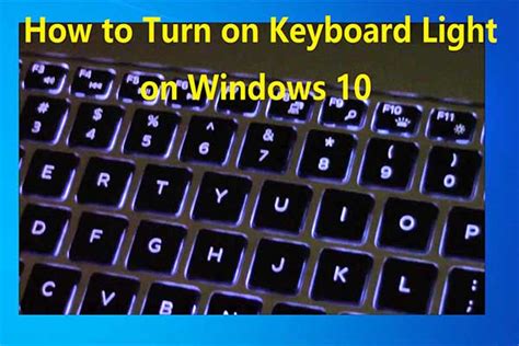 How to Turn on Keyboard Light on Dell/Asus/HP/Samsung/Lenovo? - MiniTool Partition Wizard