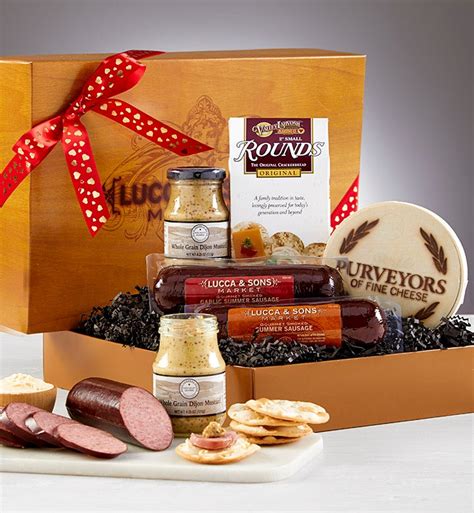 Gourmet Meat & Cheese Gift Baskets Delivery | 1800Baskets