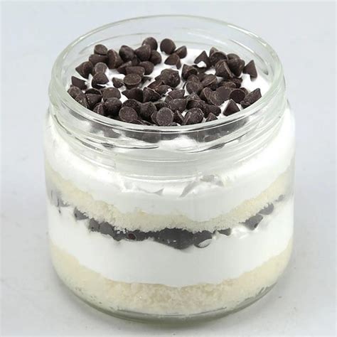 Send Chocochips Topped Choco Vanilla Jar Cake Online - GAL22-109907 | Giftalove