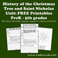 Free Christmas Tree and Saint Nicholas Unit Study