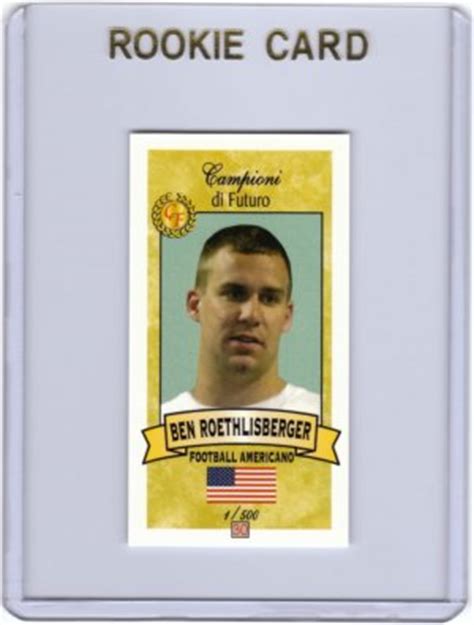 2003-04_Gold BEN ROETHLISBERGER Rookie Card/RC~2004~PIT