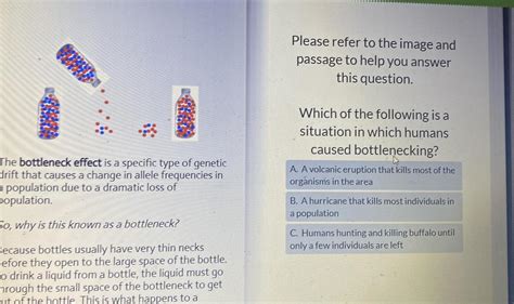 [ANSWERED] The bottleneck effect is a specific type of genetic drift ...