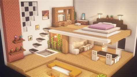 【Minecraft】 Modern Room TutorialㅣInterior #2 nel 2020 | Case minecraft ...