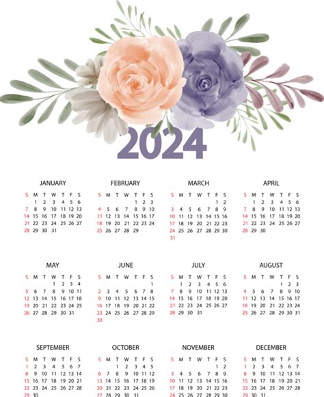 2024 Wall Calendar Floral Pictures - Shae Yasmin