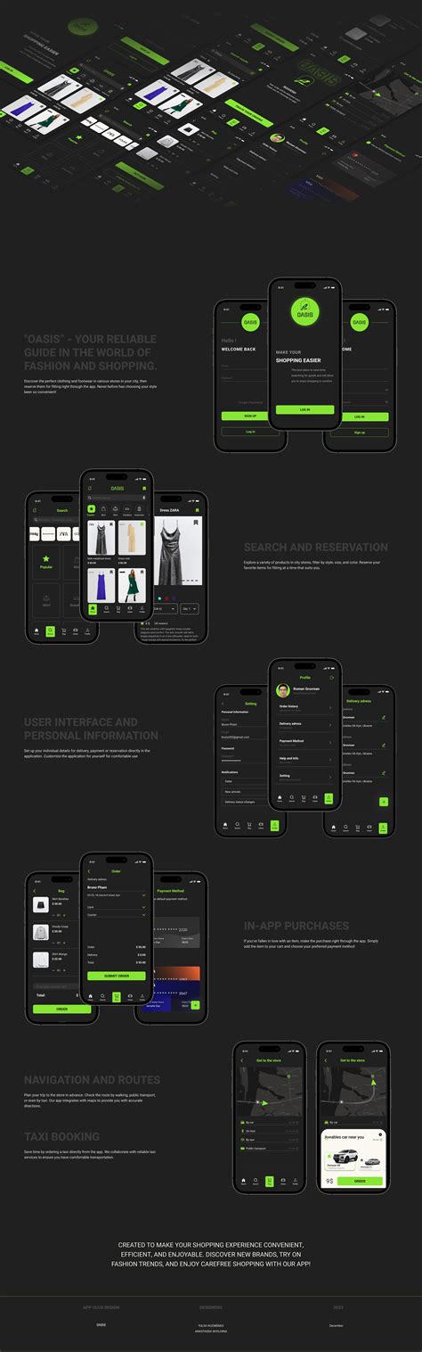 Oasis mobile app on Behance