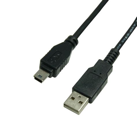 USB 2.0 A Male to Mini B Male Cable | GRANDMAX.com