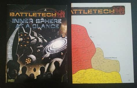 Battletech Inner Sphere Guide + poster-sized map of the Inner Sphere | #2100971596