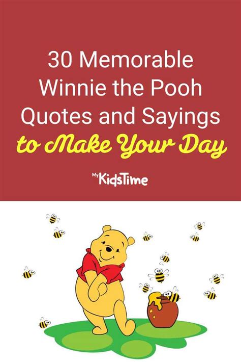 30 Memorable Winnie the Pooh Quotes to Make Your Day