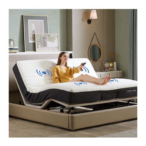 Electric Adjustable Bed Frame with Massage Split Frame King Size ...