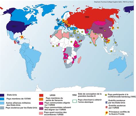 Le monde pendant la guerre froide: un monde bipolaire ...