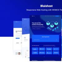 Bluishost - Responsive Web Hosting with WHMCS Themes - WHMCS Marketplace